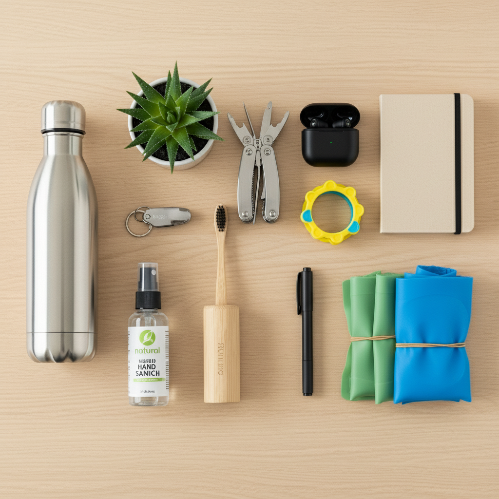 Daily life essential products, useful items for home and everyday needs
