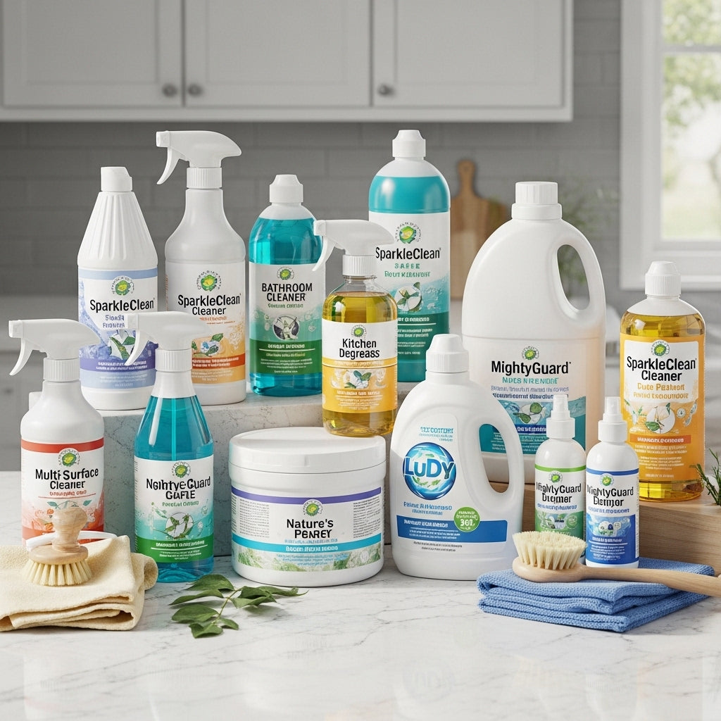 Cleaning and chemical products for home use, safe and effective solutions