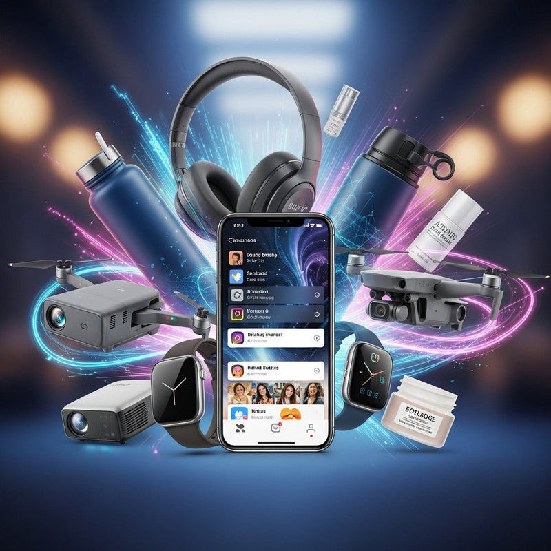 Trending products collection, latest popular items in the store