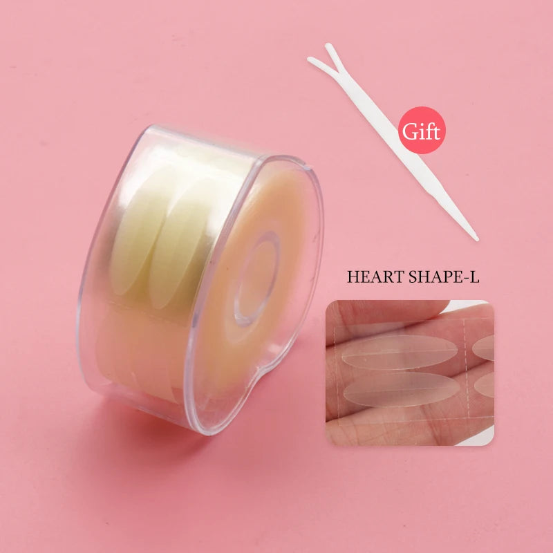 600pcs/Box Double eyelid tape eye lift tape clear Beige beauty Tool makeup tapes eyes bigger invisible Stickers for eyelids