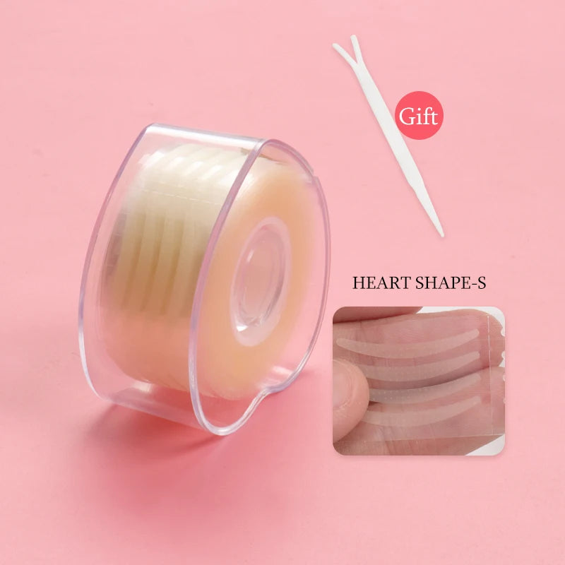 600pcs/Box Double eyelid tape eye lift tape clear Beige beauty Tool makeup tapes eyes bigger invisible Stickers for eyelids