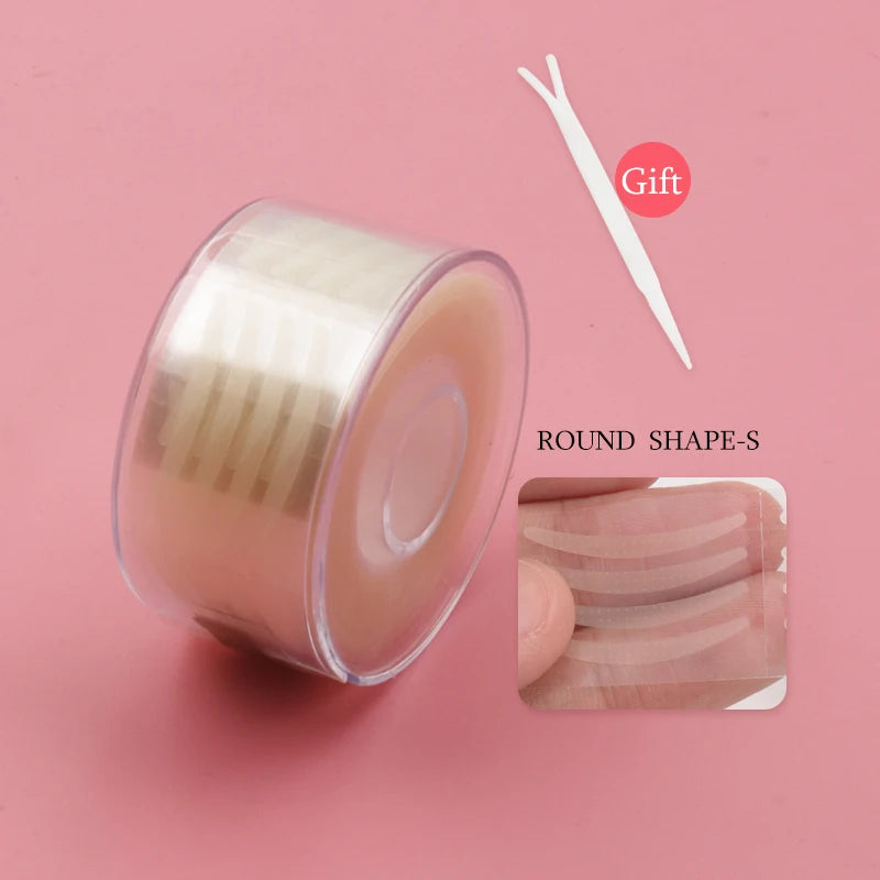600pcs/Box Double eyelid tape eye lift tape clear Beige beauty Tool makeup tapes eyes bigger invisible Stickers for eyelids