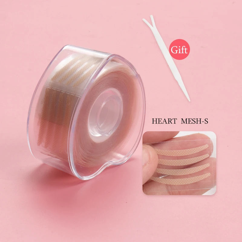 600pcs/Box Double eyelid tape eye lift tape clear Beige beauty Tool makeup tapes eyes bigger invisible Stickers for eyelids