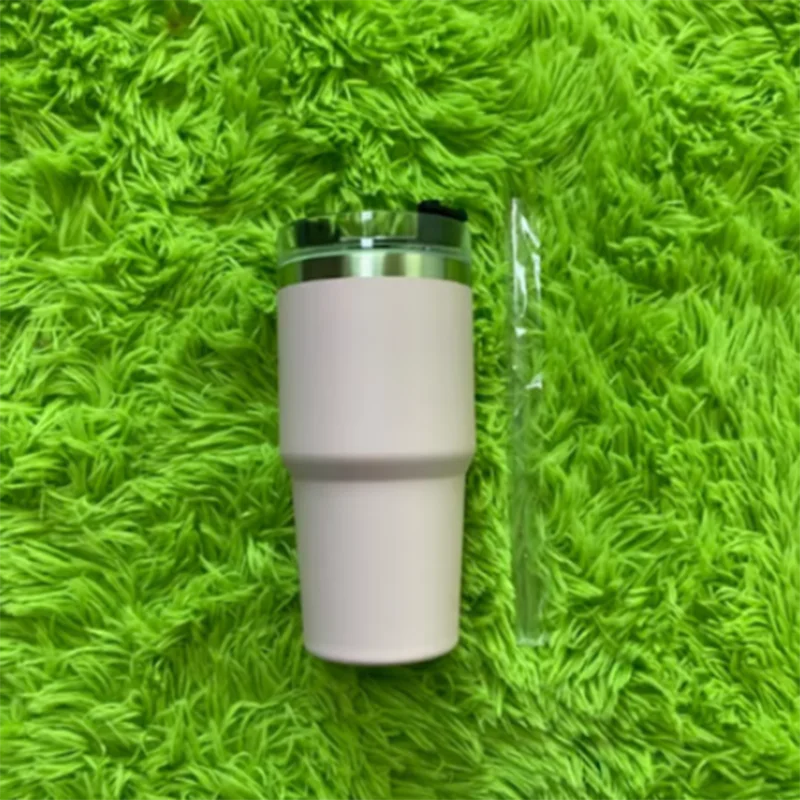 Anti-Leak Vacuum Insulated Mug | Stainless Steel Cup With Straw For Daily & Outdoor