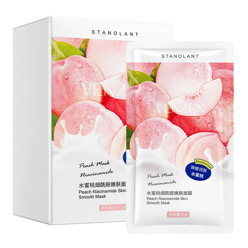 10pcs Centella Collagen Face Mask Moisturizing Refreshing Sheet Masks Hyaluronic Acid Facial Anti-Wrinkle  Anti-aging Mask