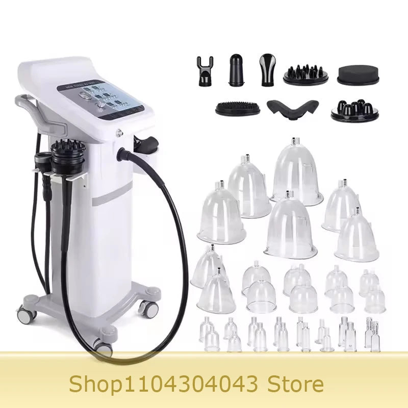 3 in 1 G8 vibration massage vacuum slimming fat removal breast butt buttock lifting s shape body machine 2025