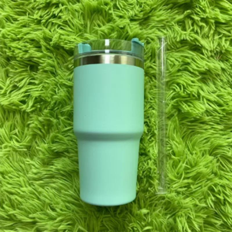 Anti-Leak Vacuum Insulated Mug | Stainless Steel Cup With Straw For Daily & Outdoor