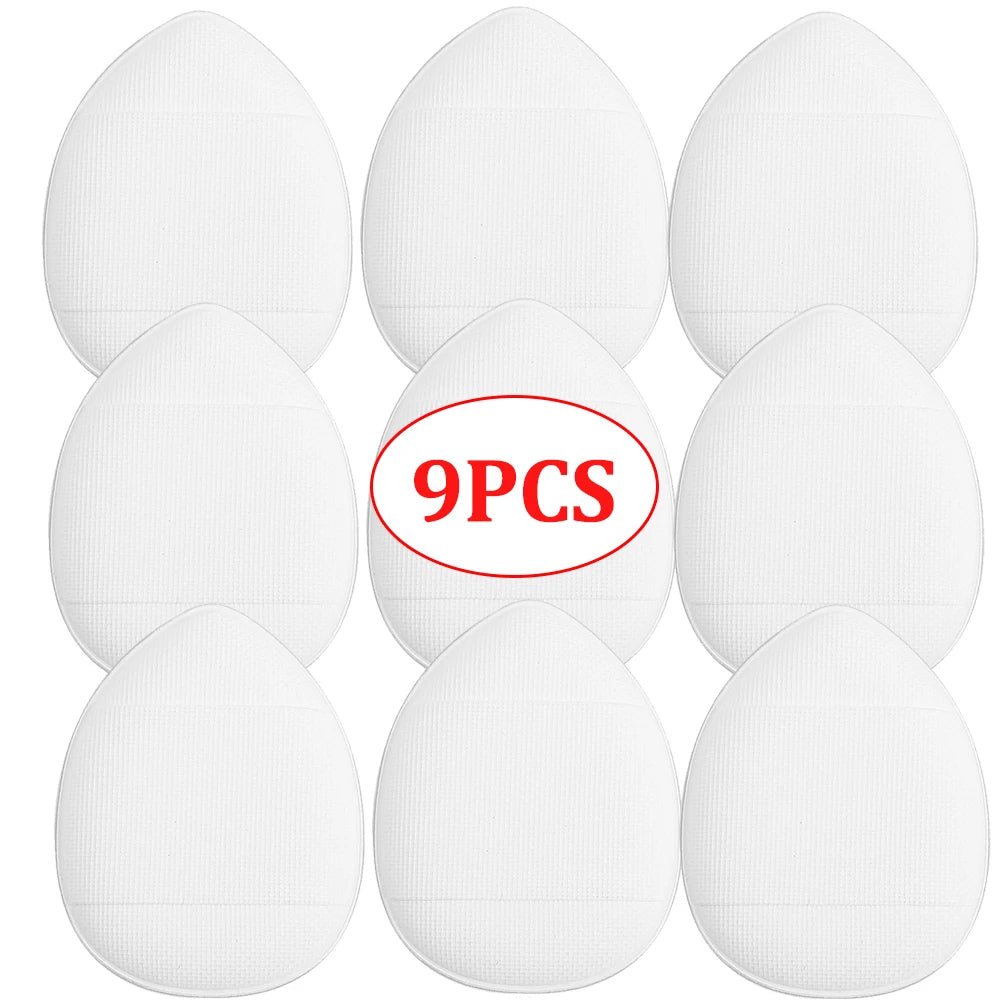 20pcs Mini Finger Air Cushion Puffs Professional Detail Cosmetic Sponge Puff Concealer Wet Dry Use Liquid Foundation Beauty Tool