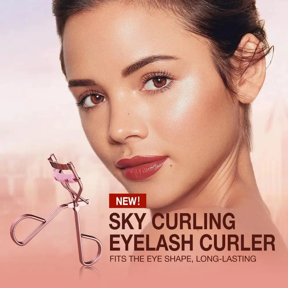 Universal Eyelash Curler With Comb For Lash Lifting And Curling Natural Long Lasting Eye Makeup Beauty Tool