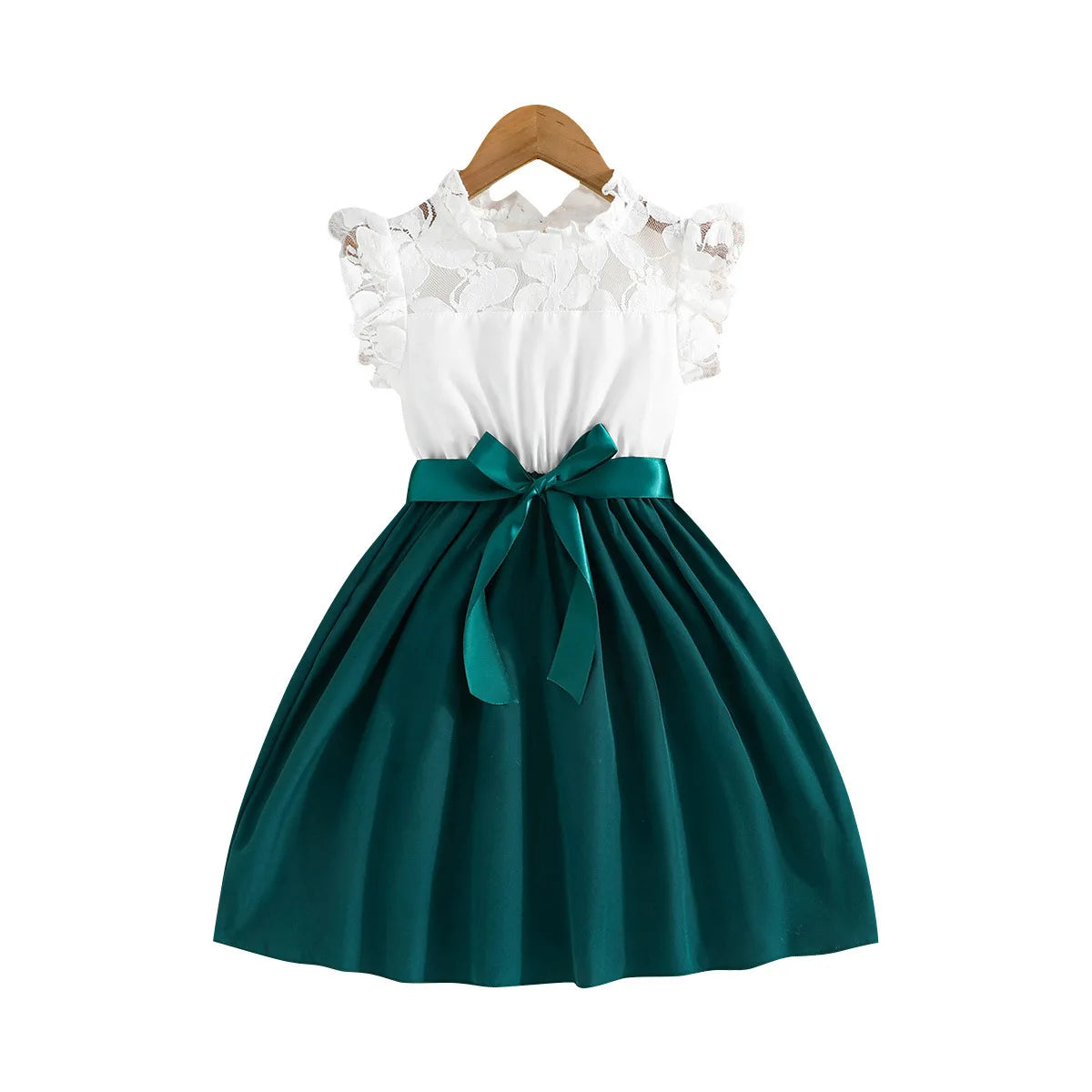 Baby Girls Sleeveless Dresses Summer Birthday Party Princess Dress 4-7 Years
