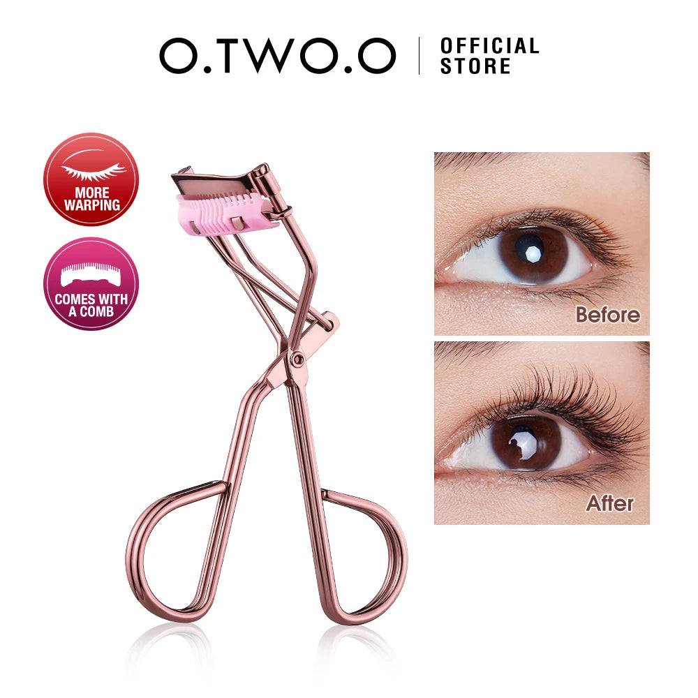 Universal Eyelash Curler With Comb For Lash Lifting And Curling Natural Long Lasting Eye Makeup Beauty Tool