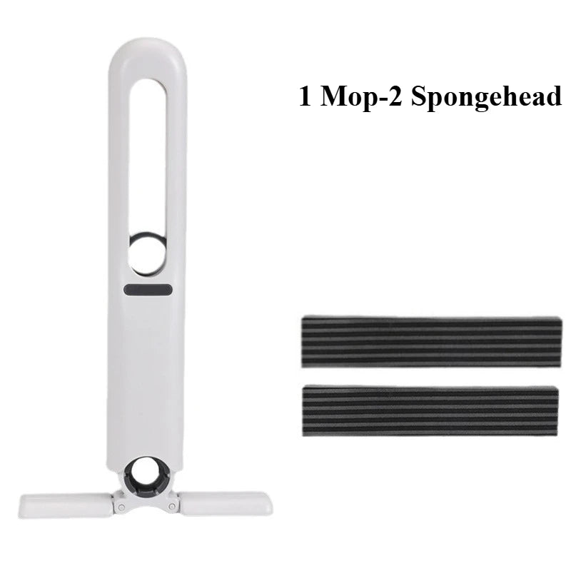 Mini Handheld Mop Folding Powerful Squeeze Home Cleaning Mops with Sponge Self-squeezing Floor Washing Mops Desk Window Car
