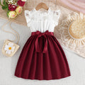Baby Girls Sleeveless Dresses Summer Birthday Party Princess Dress 4-7 Years