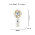 Handheld small fan mini portable super strong wind student mute portable small fan outdoor heat dissipation artifact