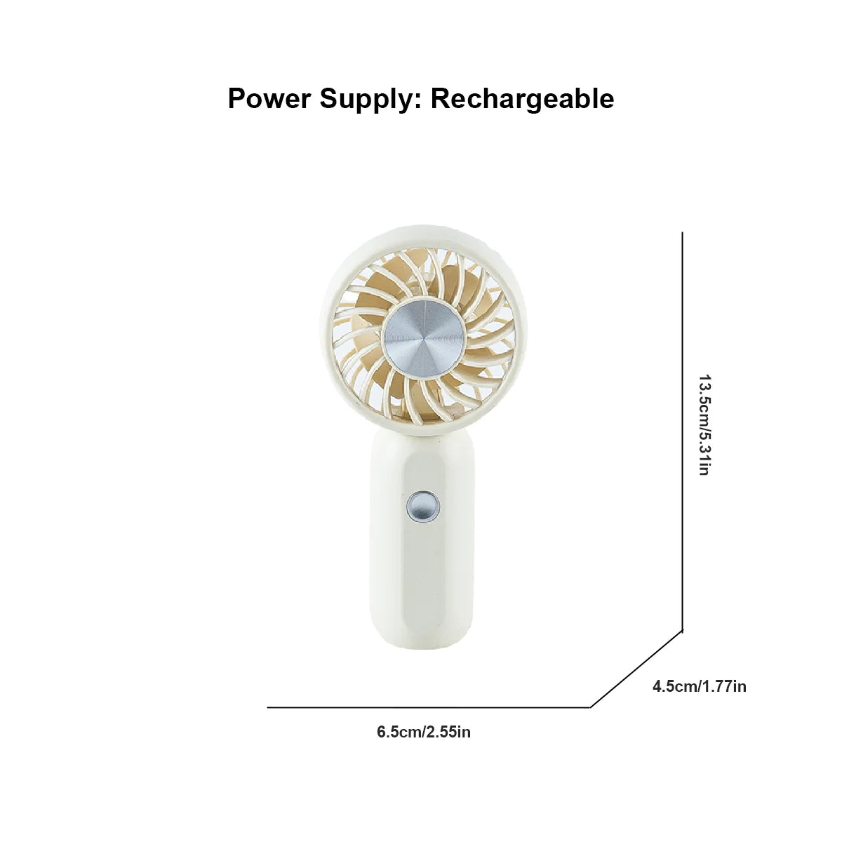 Handheld small fan mini portable super strong wind student mute portable small fan outdoor heat dissipation artifact
