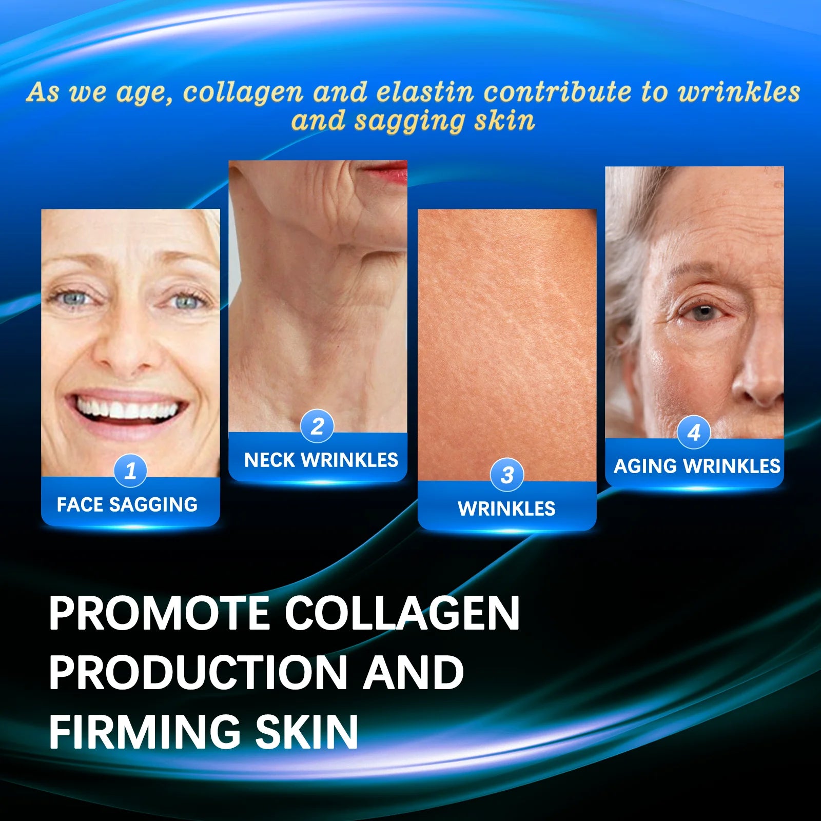 Anti-Aging HA Mask Powder 100g - With tweezers, deep hydration collagen boost. Wrinkle reducing facial care treatment formula.