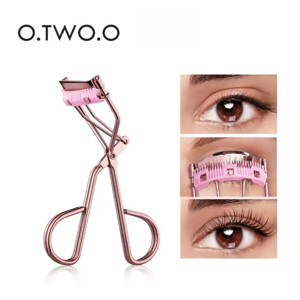 Universal Eyelash Curler With Comb For Lash Lifting And Curling Natural Long Lasting Eye Makeup Beauty Tool