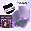 100Pcs Women Face Oil Absorbing Paper with Mirror Case Makeup Beauty Tool Facial Tissue Rose Oil Absorbing Facial Paper