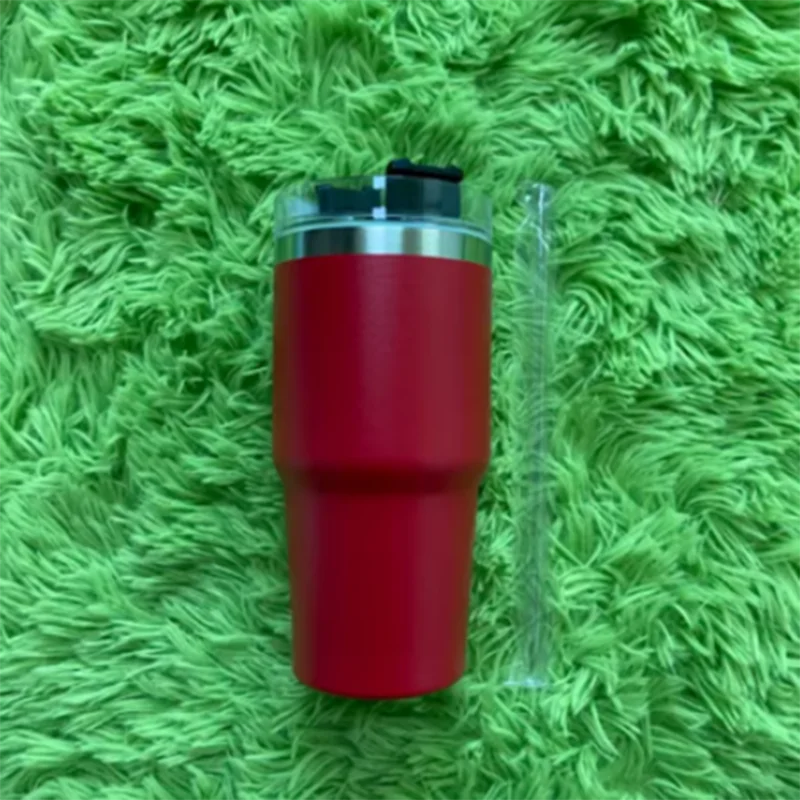 Anti-Leak Vacuum Insulated Mug | Stainless Steel Cup With Straw For Daily & Outdoor
