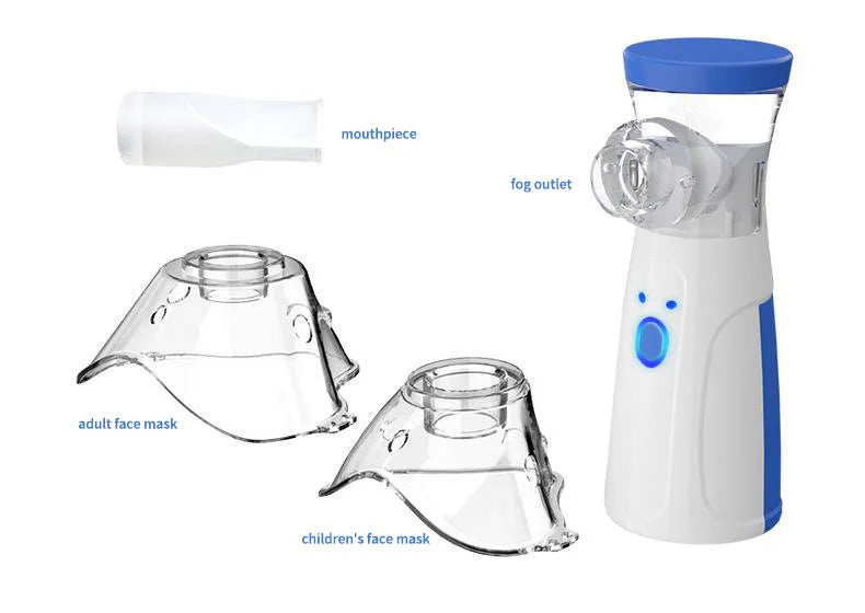 Mini Rechargeable Facial Steamer Silent Mesh Nebulizer Handheld Portable Humidifier for Face Rehydration Skin Care Tool