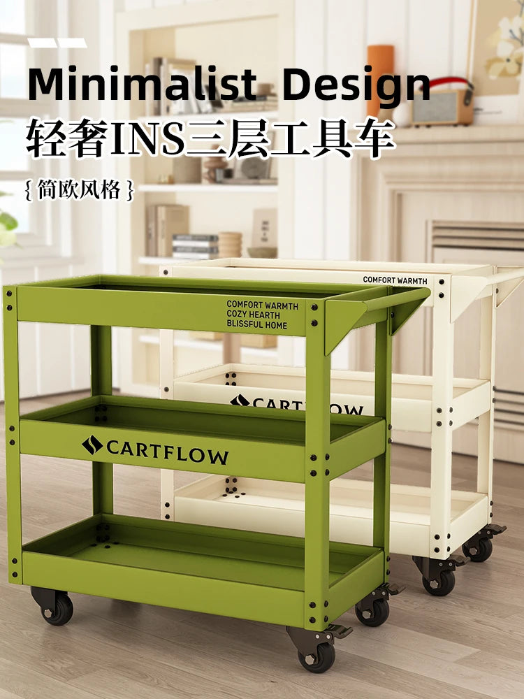 Luxury Style Metal Indoor Plant Stand Movable Balcony Pot Display Rack Floor Storage Organizer Greenery Iron Flower Holder