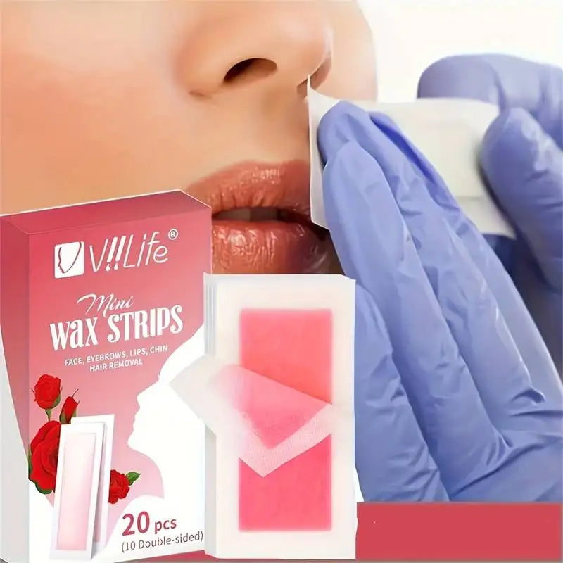10/20pcs Hair Removal Tool Wax Strips Waxing Wipe Sticker For Face Leg Lip Eyebrow Body Hair Removal Strip Paper Beauty Tool