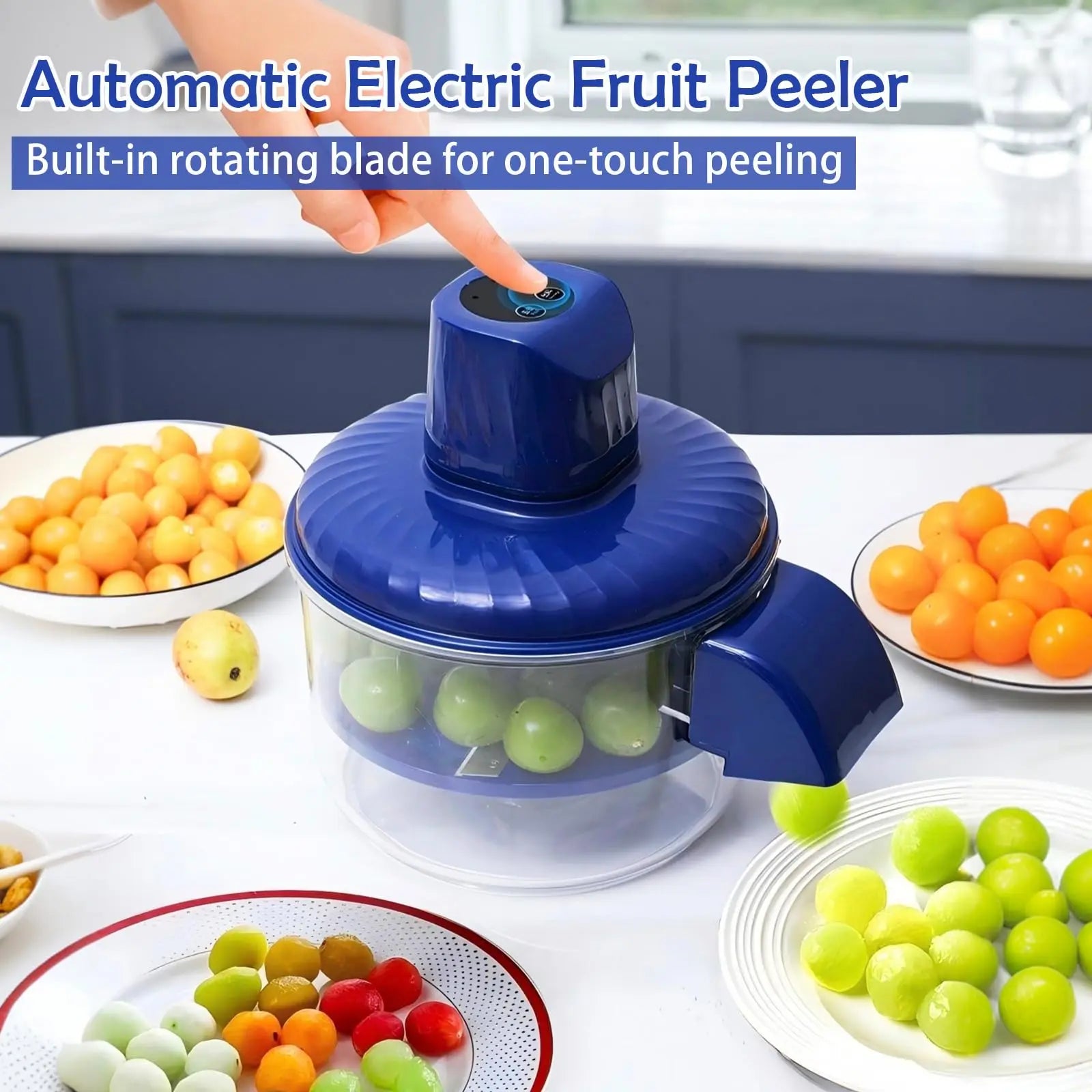 Automatic Electric Grape Peeler Machine – Automatic Fruit Skin Remover for Easy Kitchen Prep