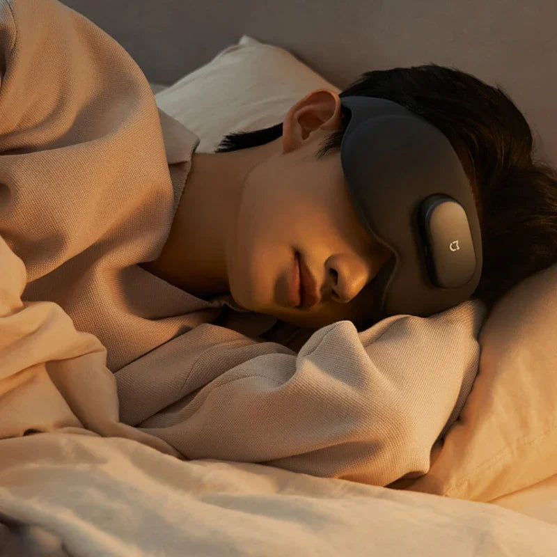 Xiaomi Mijia Smart Massage Eye Mask Hot Compress Vibrate Massage 800mAh 3D Shading Intelligent Eye Massager work for Mi Home App