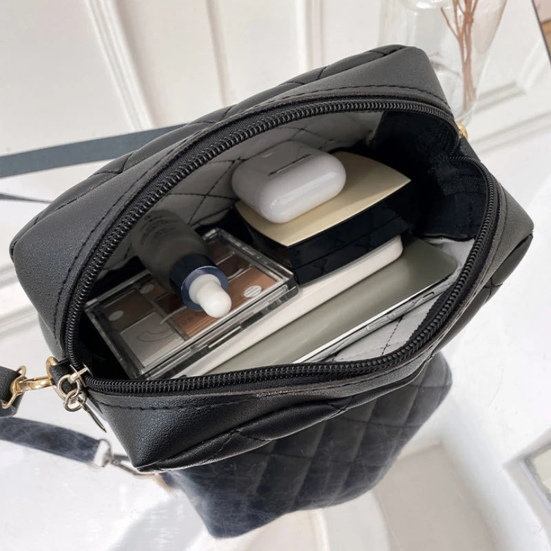 2026 Tassel Small Messenger Bag For Women Trend Lingge Embroidery Camera Female Shoulder Bag Fashion Chain Ladies Crossbody Bags