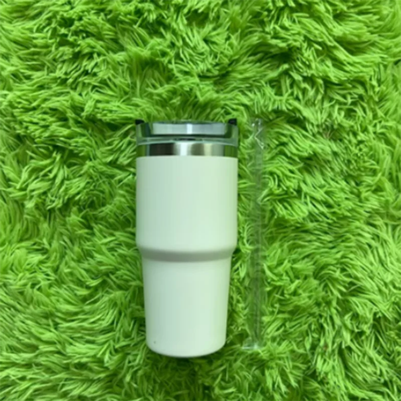 Anti-Leak Vacuum Insulated Mug | Stainless Steel Cup With Straw For Daily & Outdoor