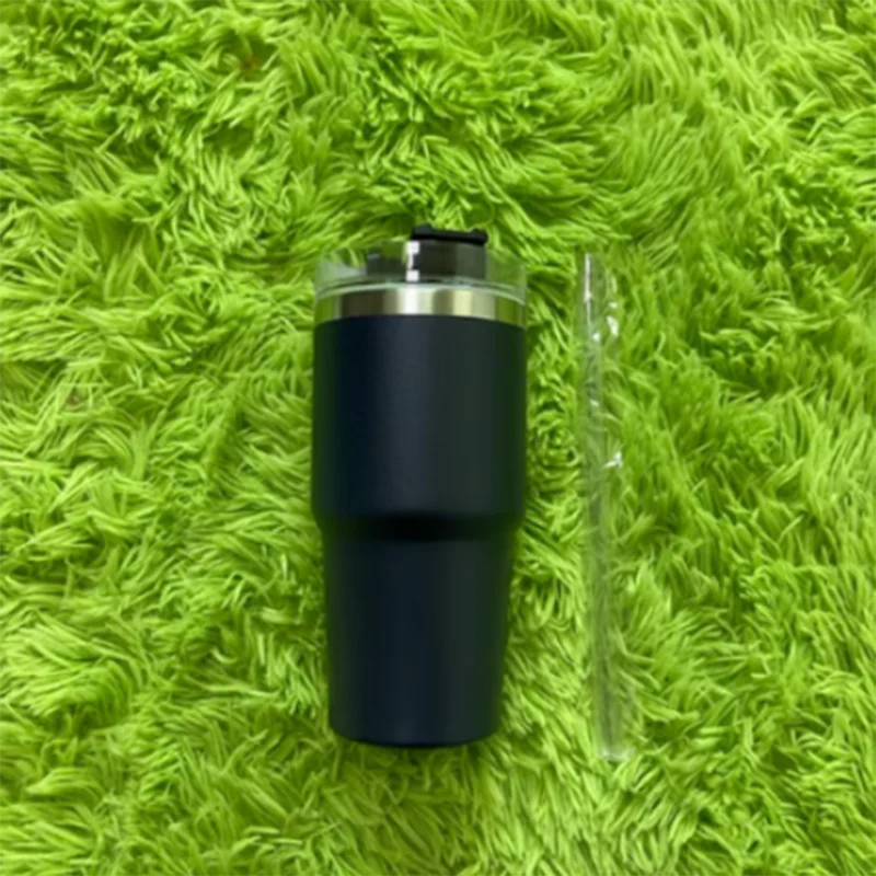 Anti-Leak Vacuum Insulated Mug | Stainless Steel Cup With Straw For Daily & Outdoor