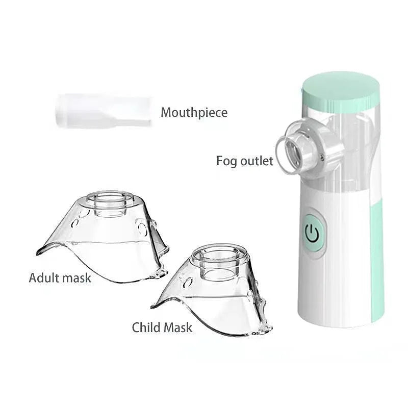 Mini Rechargeable Facial Steamer Silent Mesh Nebulizer Handheld Portable Humidifier for Face Rehydration Skin Care Tool