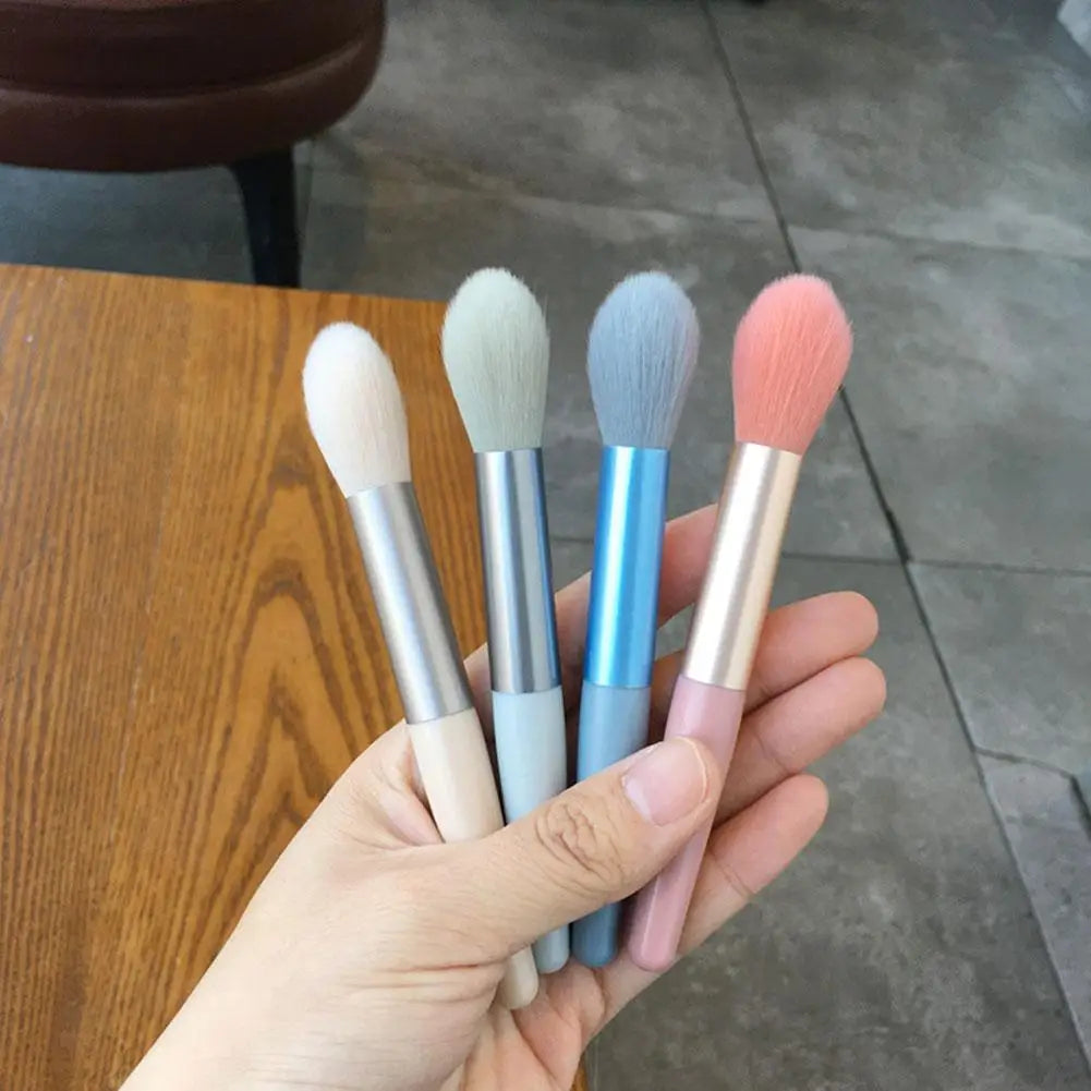 8Pcs/lot Mini Make-up Brush Set Ins Portable Travel Makeup Brush Eye Shadow Foundation Refresh Hand Soft Hair Beauty Tool