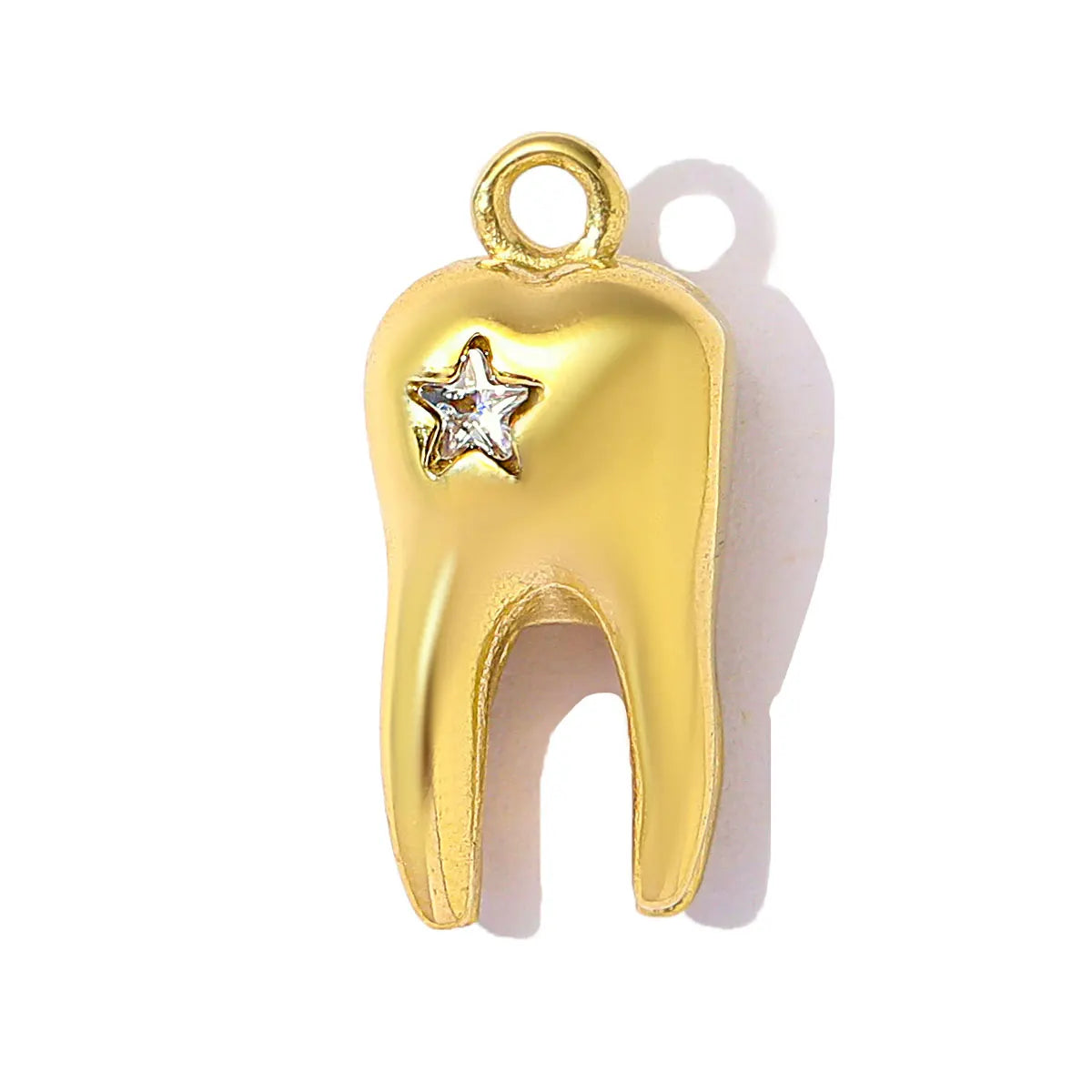 3pcs/Lot Cross Human Face Mask Stainless Steel Horseshoe teeth Pendants for Women DIY Jewelry Necklace Making Charms