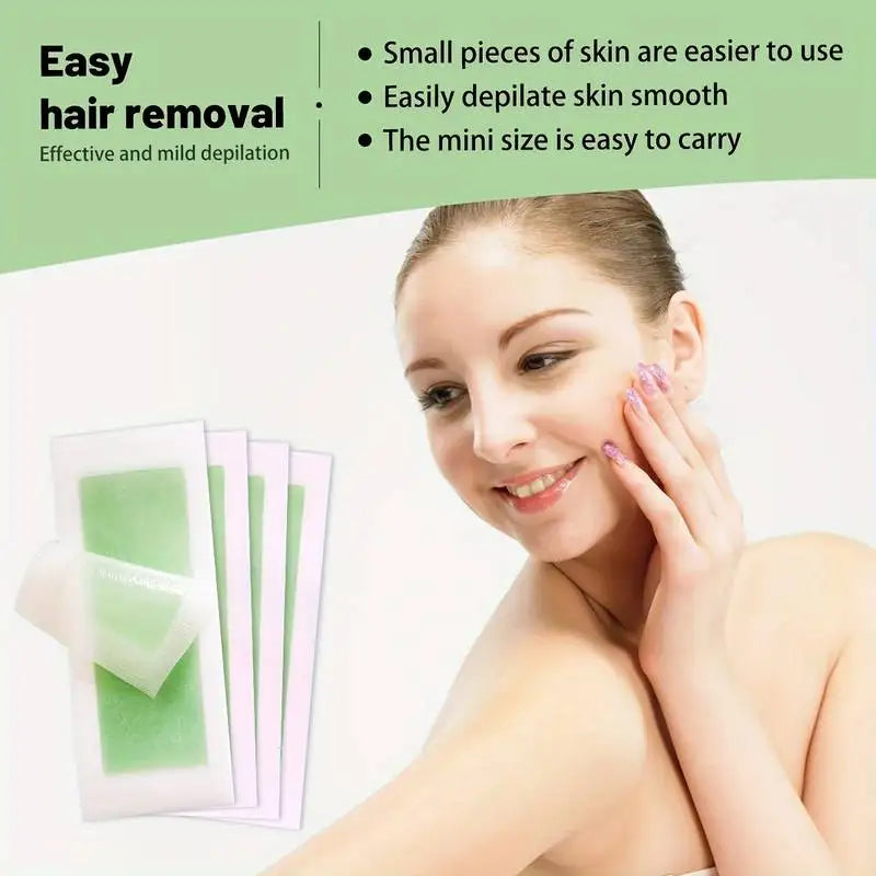 10/20pcs Hair Removal Tool Wax Strips Waxing Wipe Sticker For Face Leg Lip Eyebrow Body Hair Removal Strip Paper Beauty Tool
