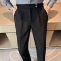 Men's Light Luxury Naples Slim-fit Dress Pants Casual Italy Retro Premium Elegant Popular Leisure Suits Trousers 2026 New Spring