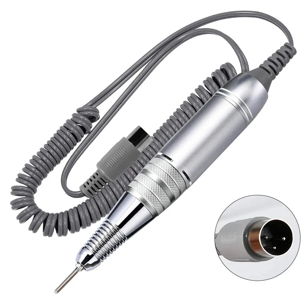 35000RPM DC 3 & 5 PIN Electric Nail With Low Noise Professional Drill Pen For Gel Nails Handpiece Manicure Beauty Tool Nail