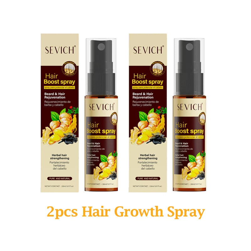 Natural Ginger Hair Growth Essence Oil 30ml Anti Alopecia Dense Regrowth Sprayer Powerful Hair Growth Serums Hair Loss Products