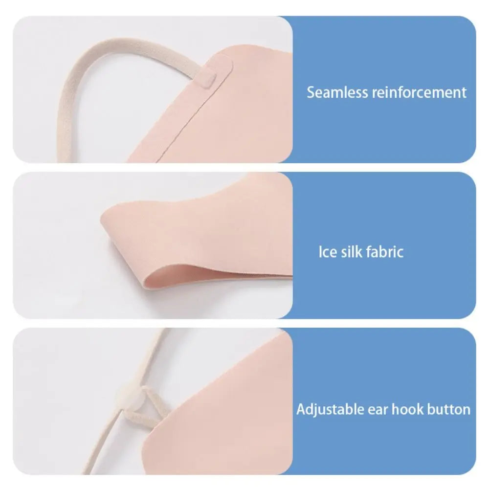 Sunscreen Face Scarf Ice Silk Mask Face Mask Solid Color Sunscreen Eye Patches Face Scarves Eye Protection Face Cover Cycling