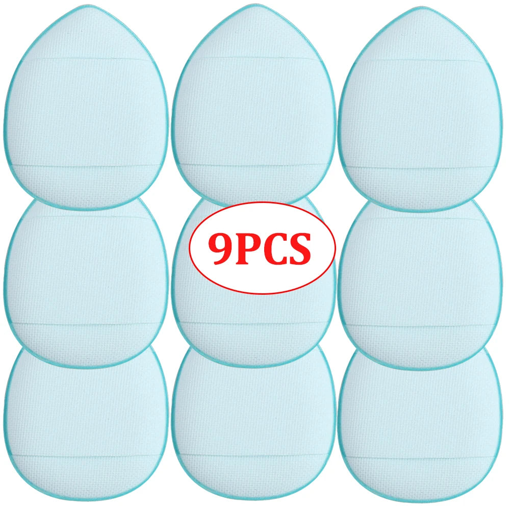 20pcs Mini Finger Air Cushion Puffs Professional Detail Cosmetic Sponge Puff Concealer Wet Dry Use Liquid Foundation Beauty Tool
