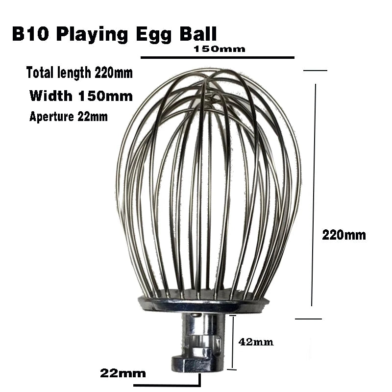 Stainless Steel Wire Whip Stirrer Accessories Mixer To Beat Egg Balls Blender Milkshake Noodle Machine Parts